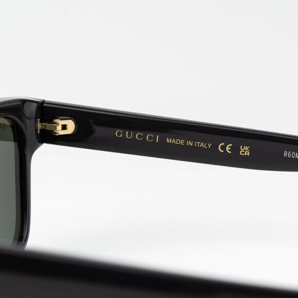 NEW Gucci GG1716S 003 Grey Square Unisex Sunglasses